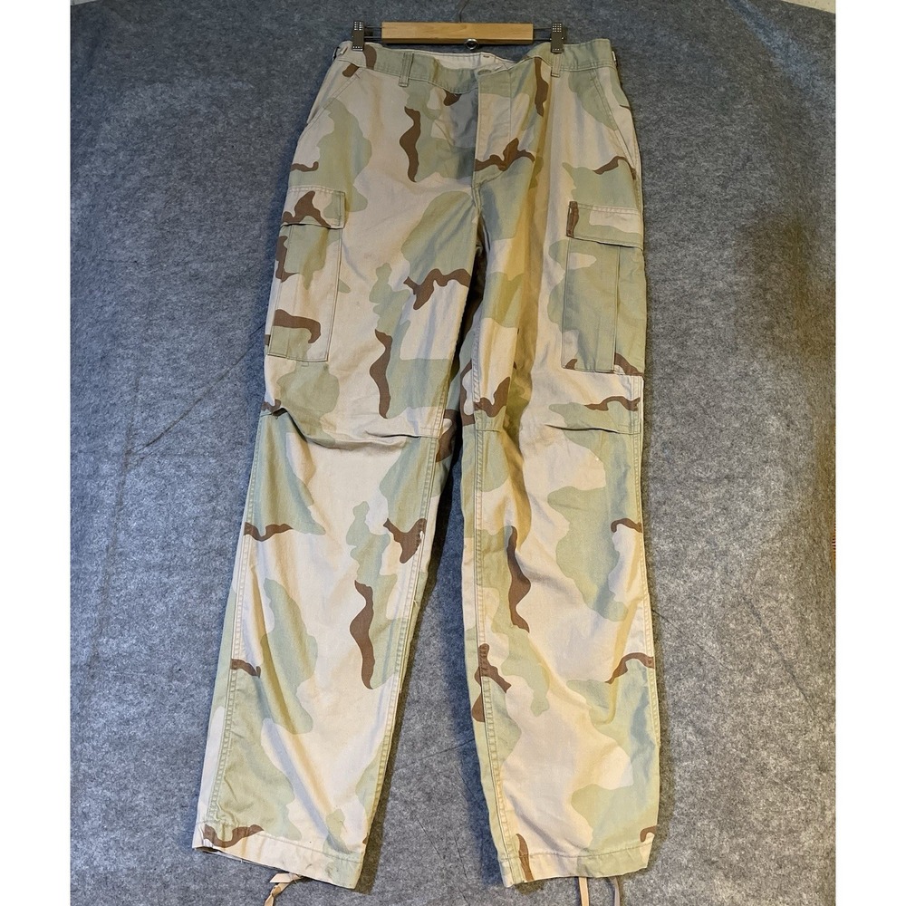 US Military Desert Camo Cargo Pants Mens Large Long 3 Color Camouflage Trousers